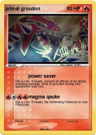 Pokemon primal groudon
