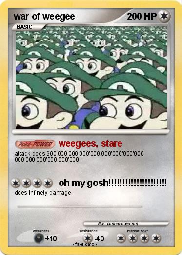 Pokemon war of weegee