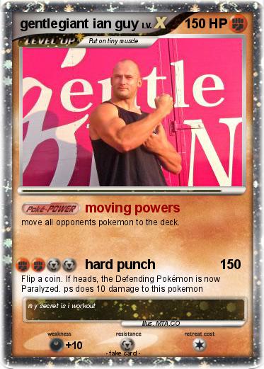 Pokemon gentlegiant ian guy