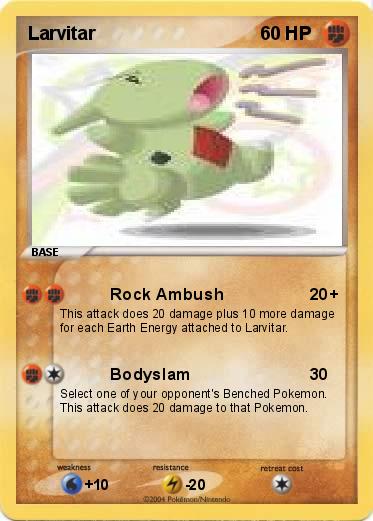 Pokemon Larvitar
