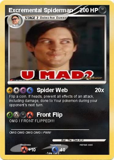 Pokemon Excremental Spiderman