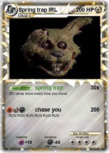 Pokemon Spring trap IRL