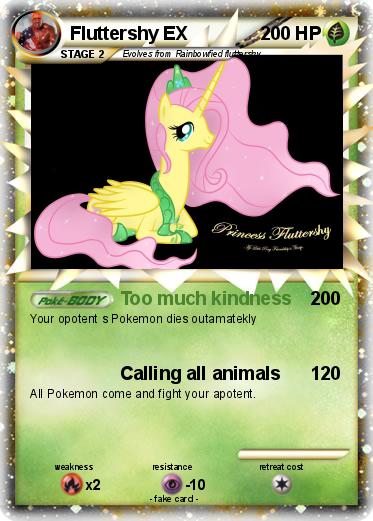 Pokemon Fluttershy EX