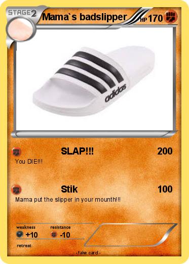 Pokemon Mama`s badslipper