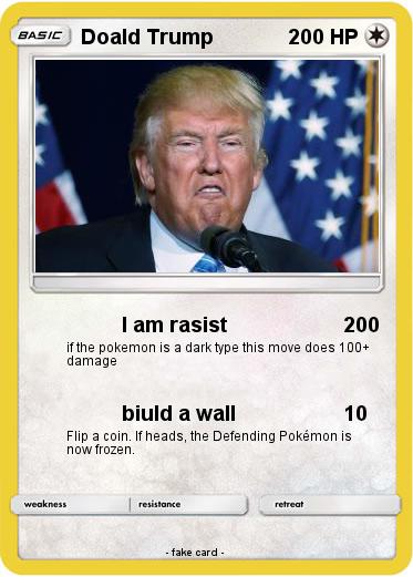 Pokemon Doald Trump