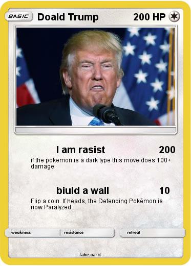 Pokemon Doald Trump