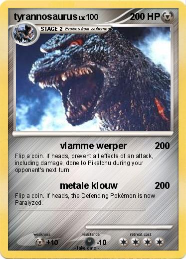 Pokemon tyrannosaurus