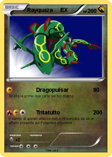 Pokemon Rayquaza     EX