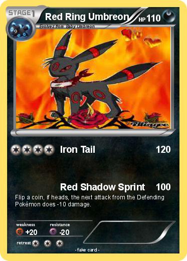 Pokemon Red Ring Umbreon