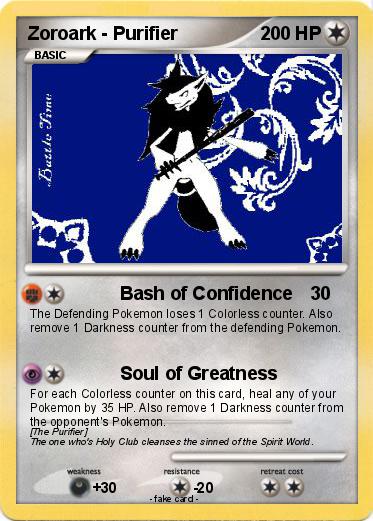 Pokemon Zoroark - Purifier