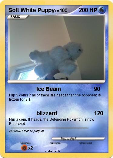 Pokemon Soft White Puppy