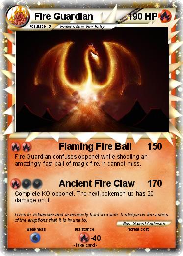 Pokemon Fire Guardian