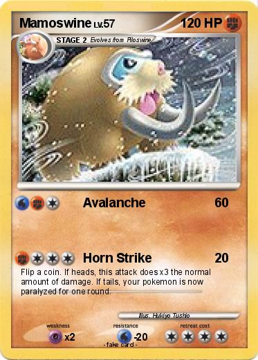 Pokemon Mamoswine