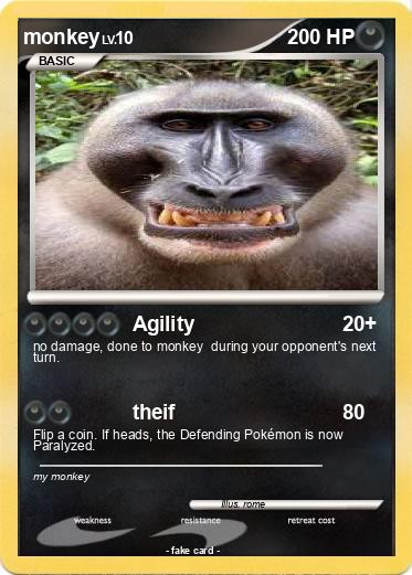 Pokemon monkey