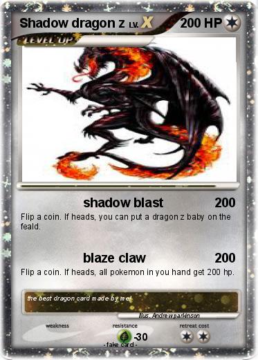 Pokemon Shadow dragon z