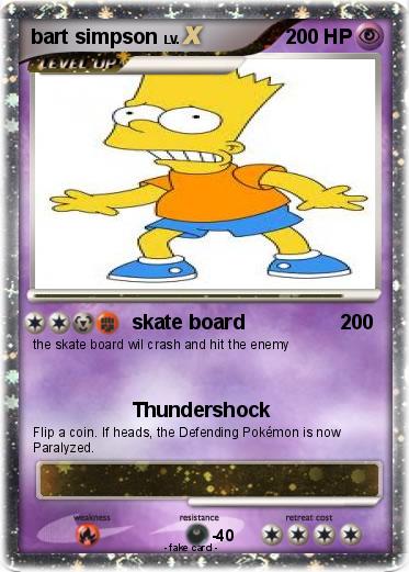 Pokemon bart simpson