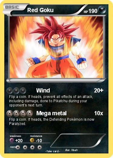Pokemon Red Goku