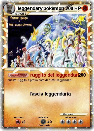 Pokemon leggendary pokemon