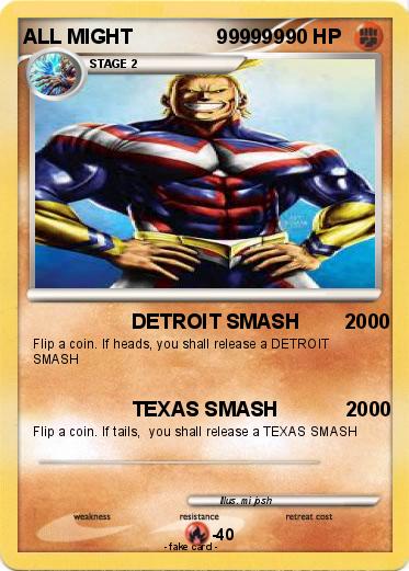 Pokemon ALL MIGHT               999999
