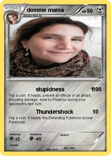 Pokemon domme mama