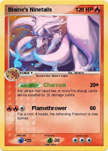 Pokemon Blaine's Ninetails