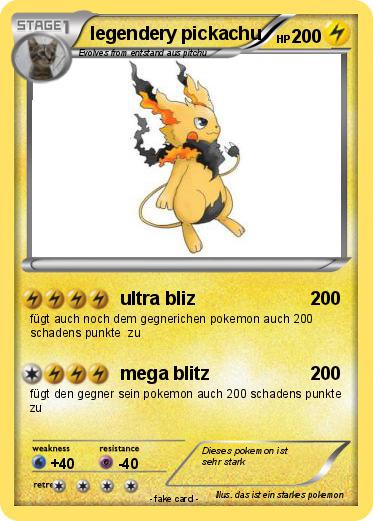 Pokemon legendery pickachu