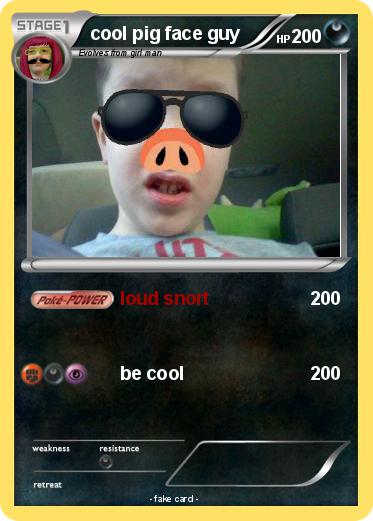 Pokemon cool pig face guy