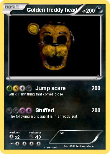 Pokemon Golden freddy head