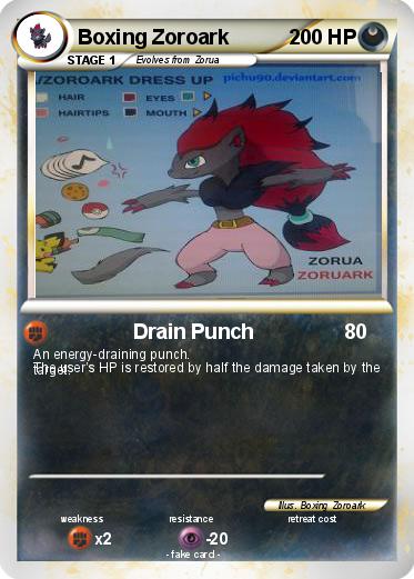 Pokemon Boxing Zoroark