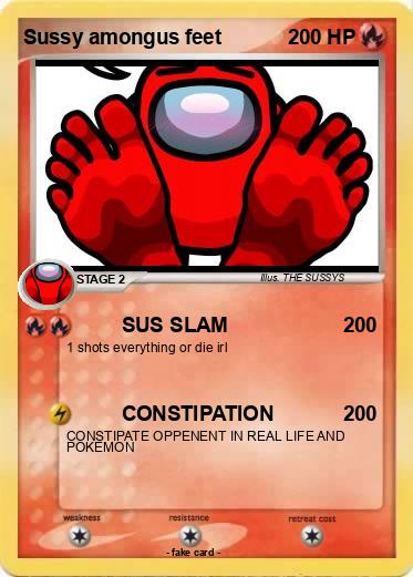 Pokemon Sussy amongus feet