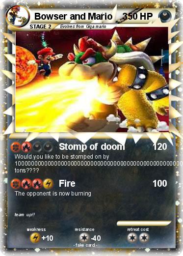 Pokemon Bowser and Mario    3