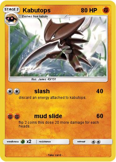 Pokemon Kabutops