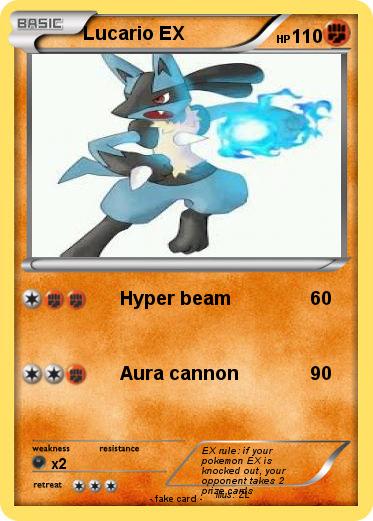 Pokemon Lucario EX