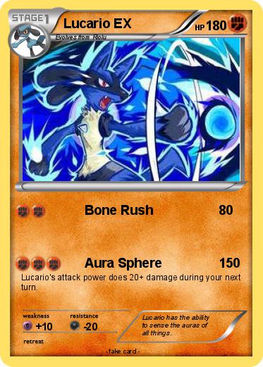 Pokemon Lucario EX