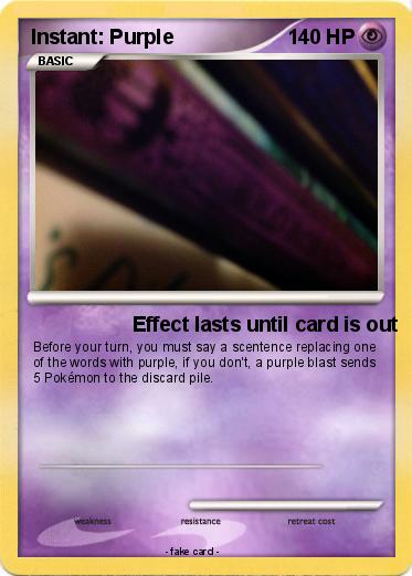 Pokemon Instant: Purple