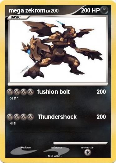 Pokemon mega zekrom