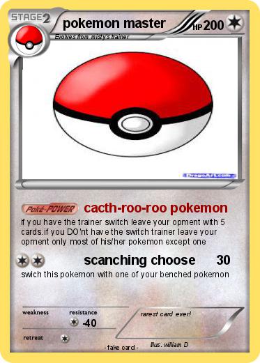 Pokemon pokemon master