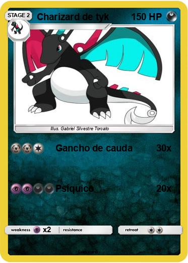 Pokemon Charizard de tyk