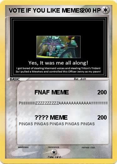 Pokemon VOTE IF YOU LIKE MEMES
