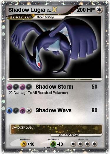 Pokemon Shadow Lugia