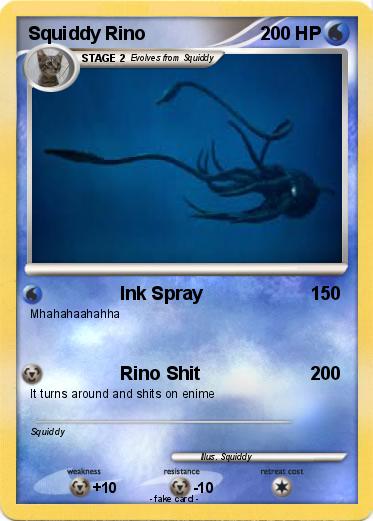 Pokemon Squiddy Rino