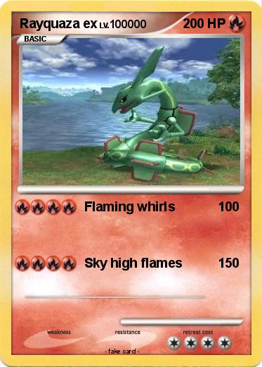 Pokemon Rayquaza ex