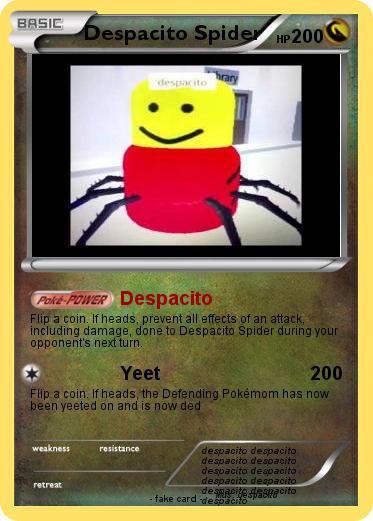 Pokemon Despacito Spider