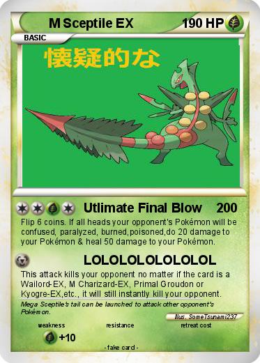 Pokemon M Sceptile EX