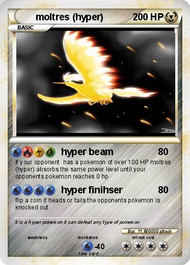 Pokemon moltres (hyper)