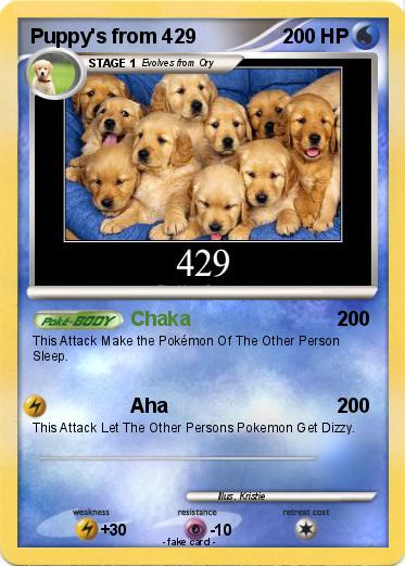Pokemon Puppy's from 429