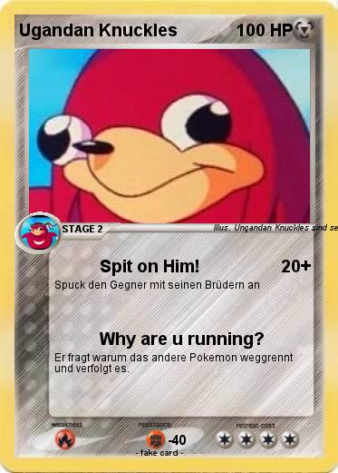 Pokemon Ugandan Knuckles