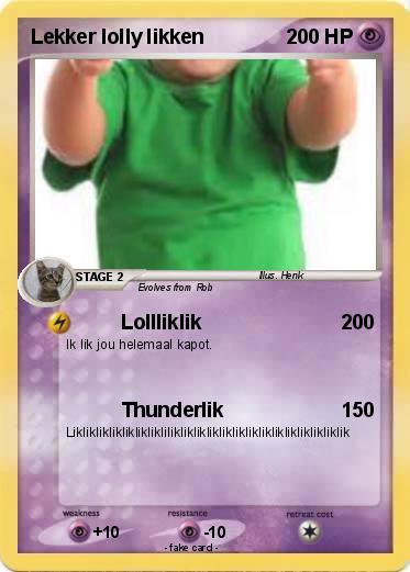 Pokemon Lekker lolly likken