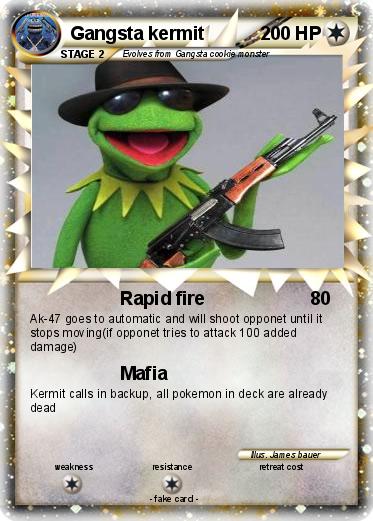 Pokemon Gangsta kermit