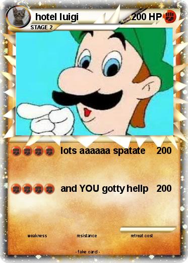 Pokemon hotel luigi